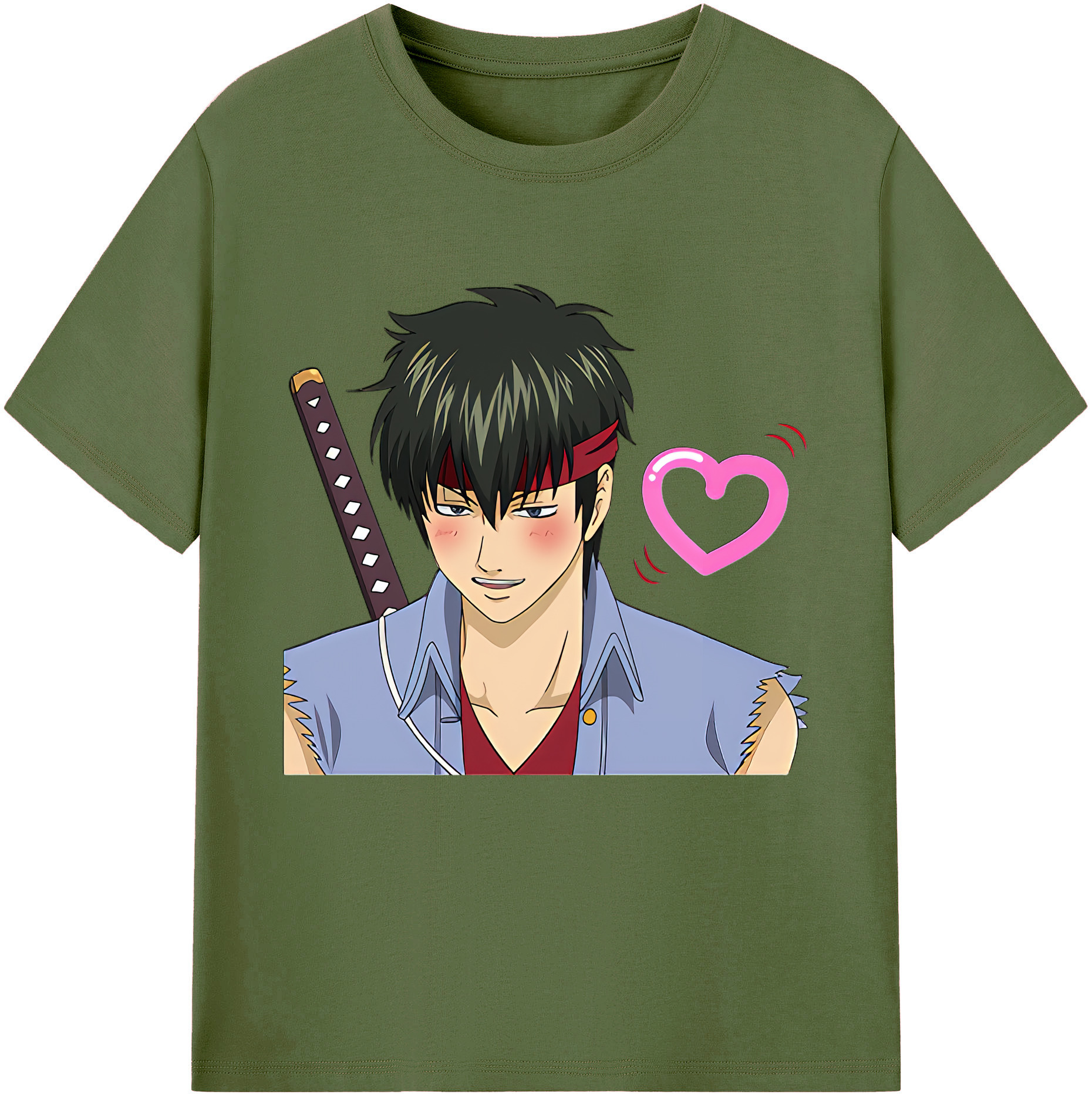 （画像用） ぎんたま 坂田銀時（さかたぎんとき） 神楽 志村新八（しむら しんぱち） GINTAMA Sakata Gintoki Kagura Shimura Shinpachi 綿100％半袖Tシャツ（フロントプリント）